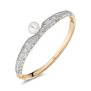 Siren Floret Gemstone & Diamond Bangle
