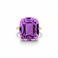Amethyst Cushion Cocktail Ring