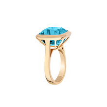 Cushion Cut Zircon Ring