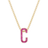 Slide-On Grandsize Encrusted Initial