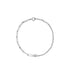 50/50 Solitaire Diamond Chain Bracelet