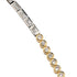 50/50 Round & Baguette Diamond Tennis Bracelet