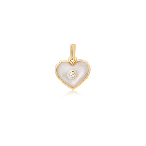 Mini Love Gemstone Pendant Charm