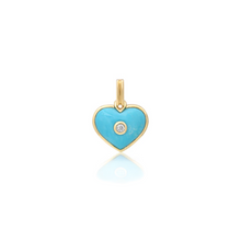 Mini Love Gemstone Pendant Charm