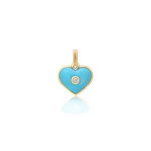 Mini Love Gemstone Pendant Charm