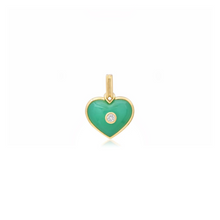 Mini Love Gemstone Pendant Charm