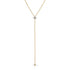 Diamond Fleur Lariat Necklace