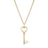 Twine Key Initial Charm
