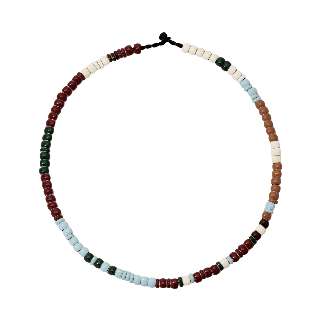 Ivy League Full Enamel Mini Bead Necklace