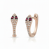 Mini Diamond Snake Huggies