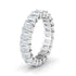 Lab Grown Emerald Cut Diamond Eternity Band
