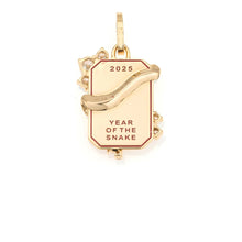 Year of the Snake Lab Diamond Hinged Dog Tag Charm