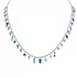 Diamond & Gemstone Drop Shaker Necklace