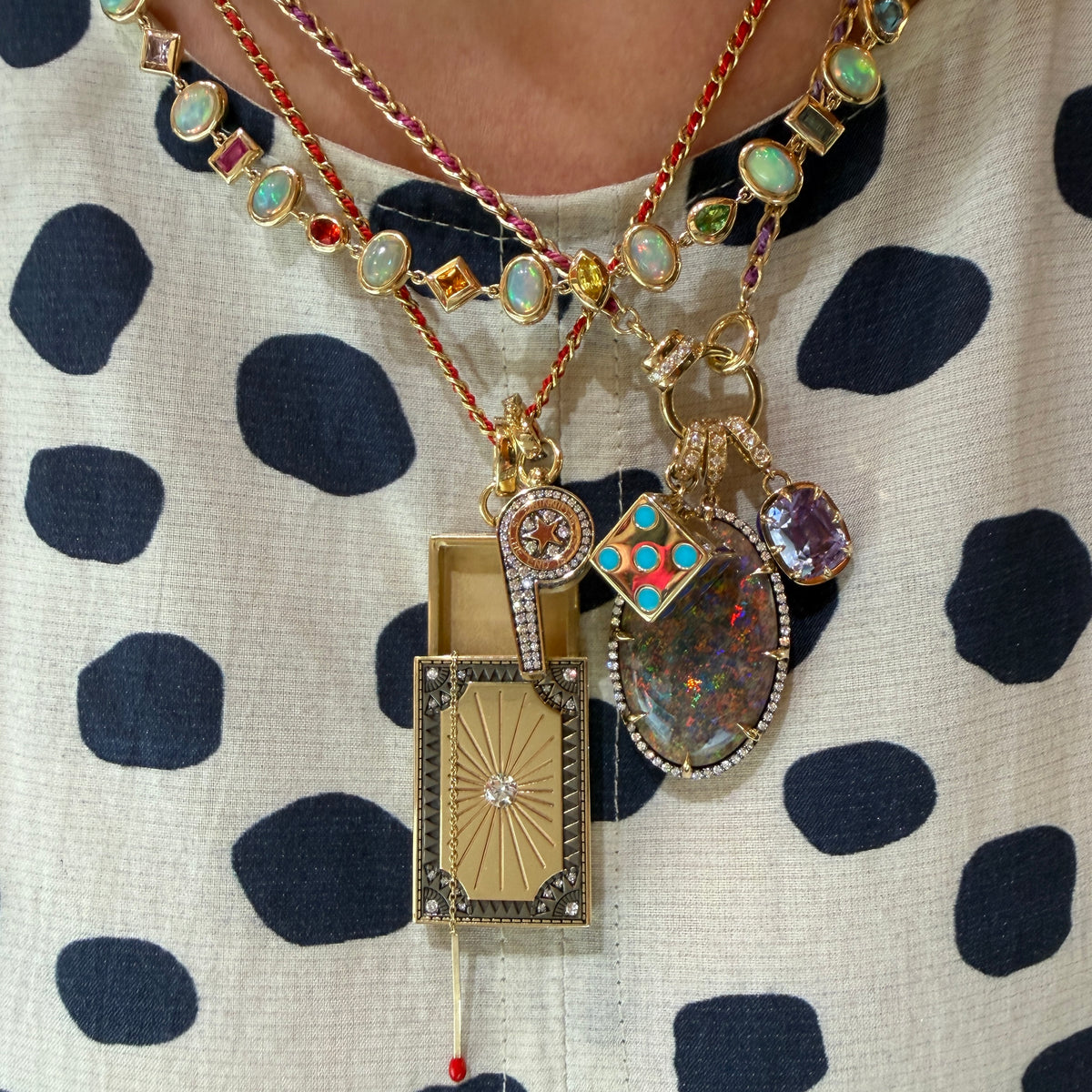 Diamond Continuum Whistle Pendant