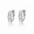 Major Chubby Diamond Rounds Huggie Hoop Earrings