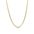Cuban Link Lady Necklace with Emerald Cut Diamond