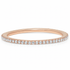 Gold Micro Pave Diamond Eternity Band Ring