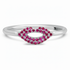 Ruby Lips Kiss Ring