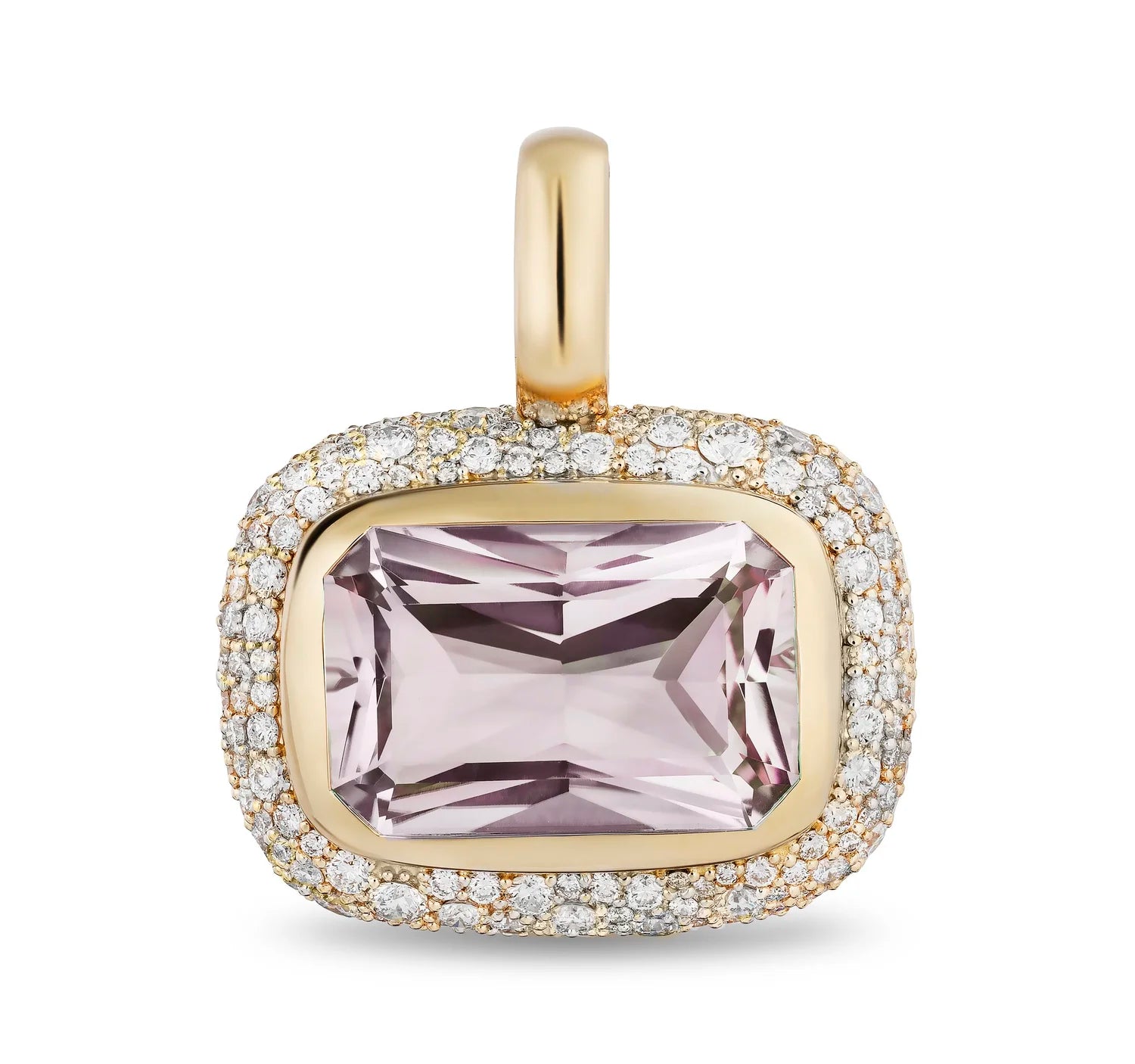 East West Floret Gemstone Pendant