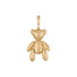 Teddy Bear Charm with Pink Tourmaline Heart