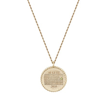 Imperial Calendar Pendant Necklace