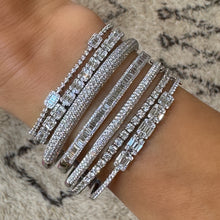 Intricate Diamond Illusion & Bezel Set Bracelet