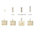 Customizable Single Date Gemstone Calendar Charm