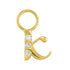 Mini Diamond Initial Charm