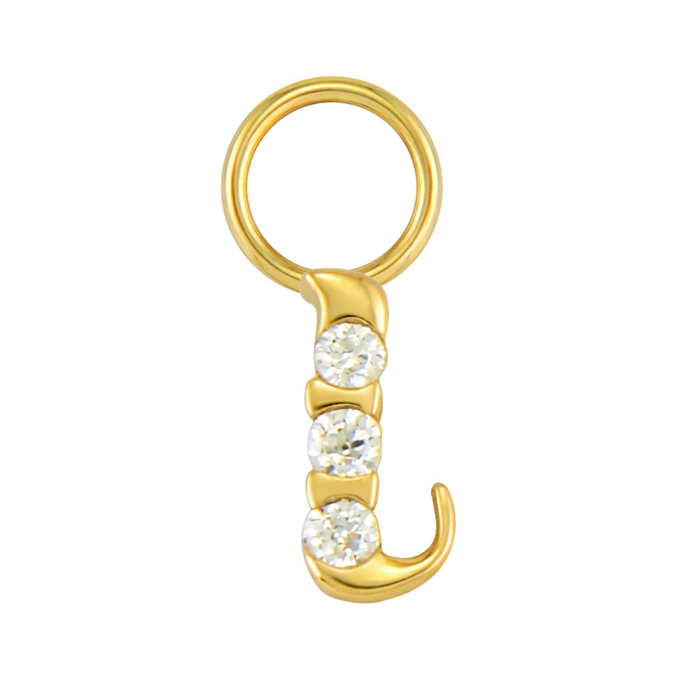 Mini Diamond Initial Charm