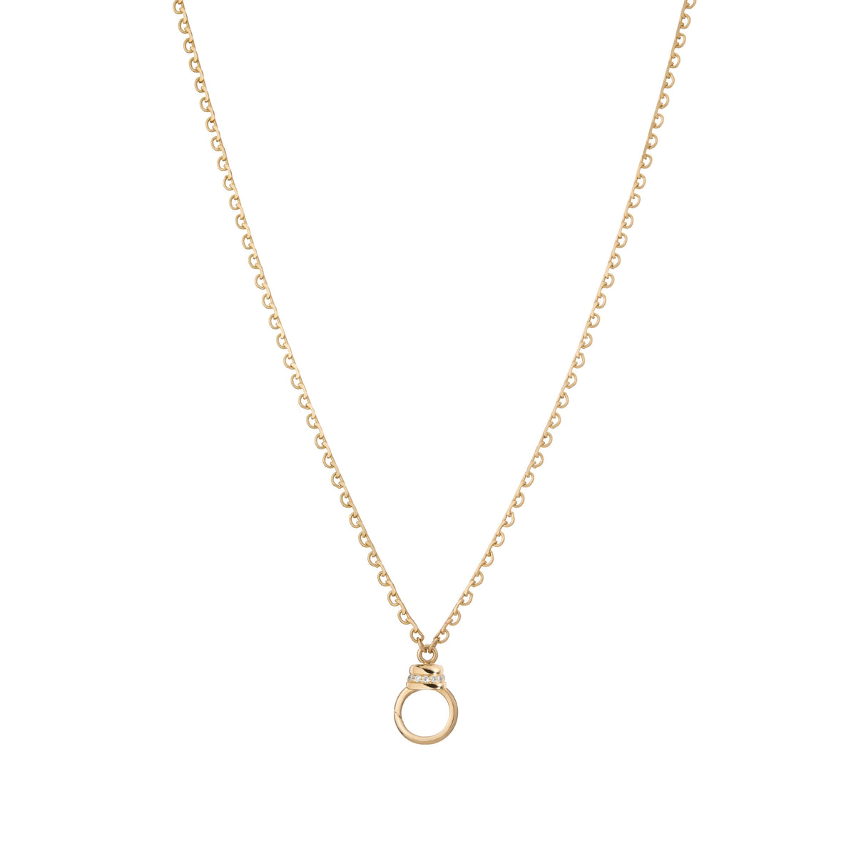 Lace Pendant Holder Necklace