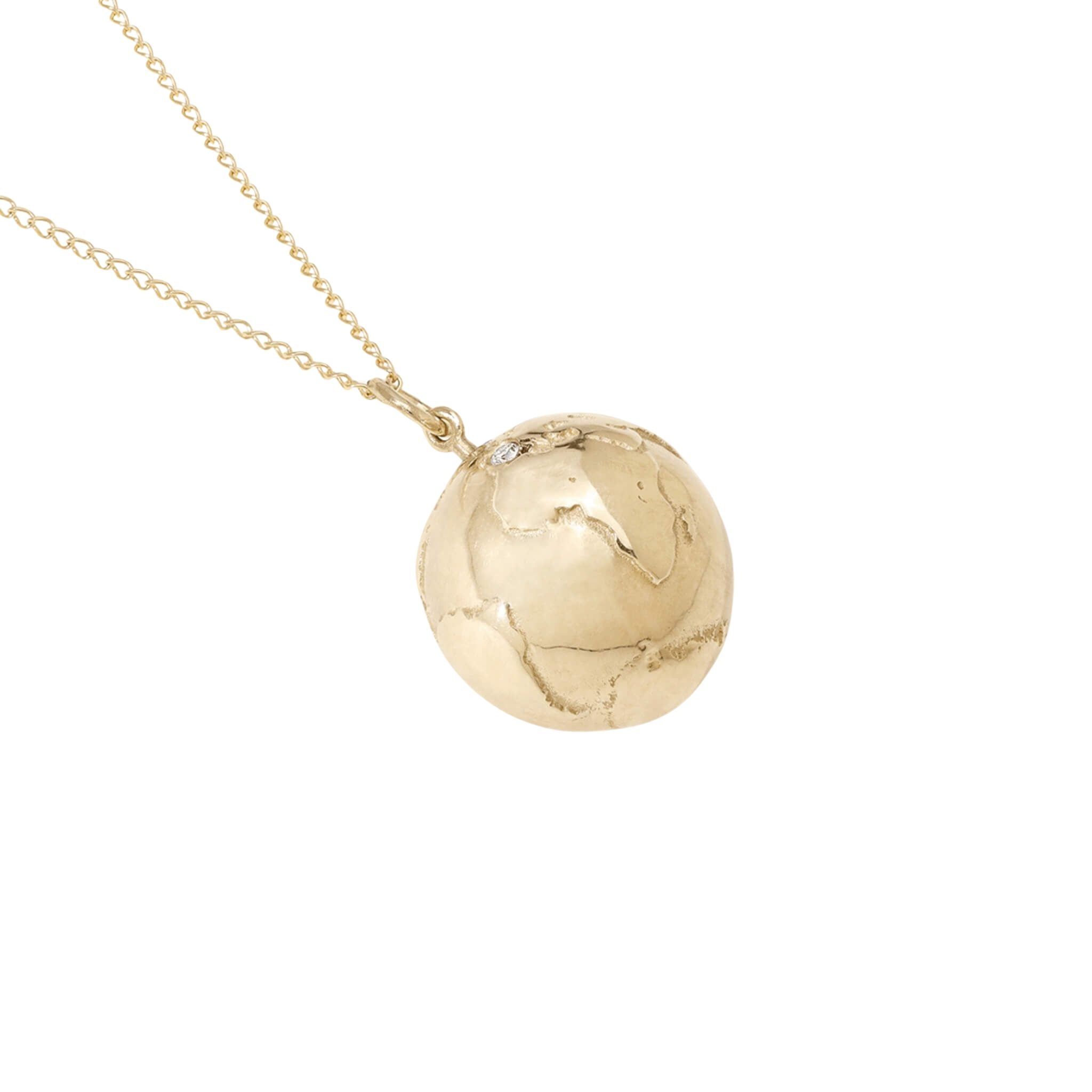 Customizable Large Golden Atlas Charm