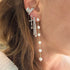 Lengthy Pearl Drop Earrings