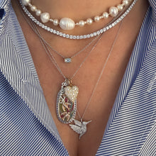 Little Love Scattered Diamond Heart Charm Pendant