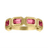 MAC East West Half Bezel Set Eternity Band Ring