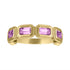 MAC East West Half Bezel Set Eternity Band Ring