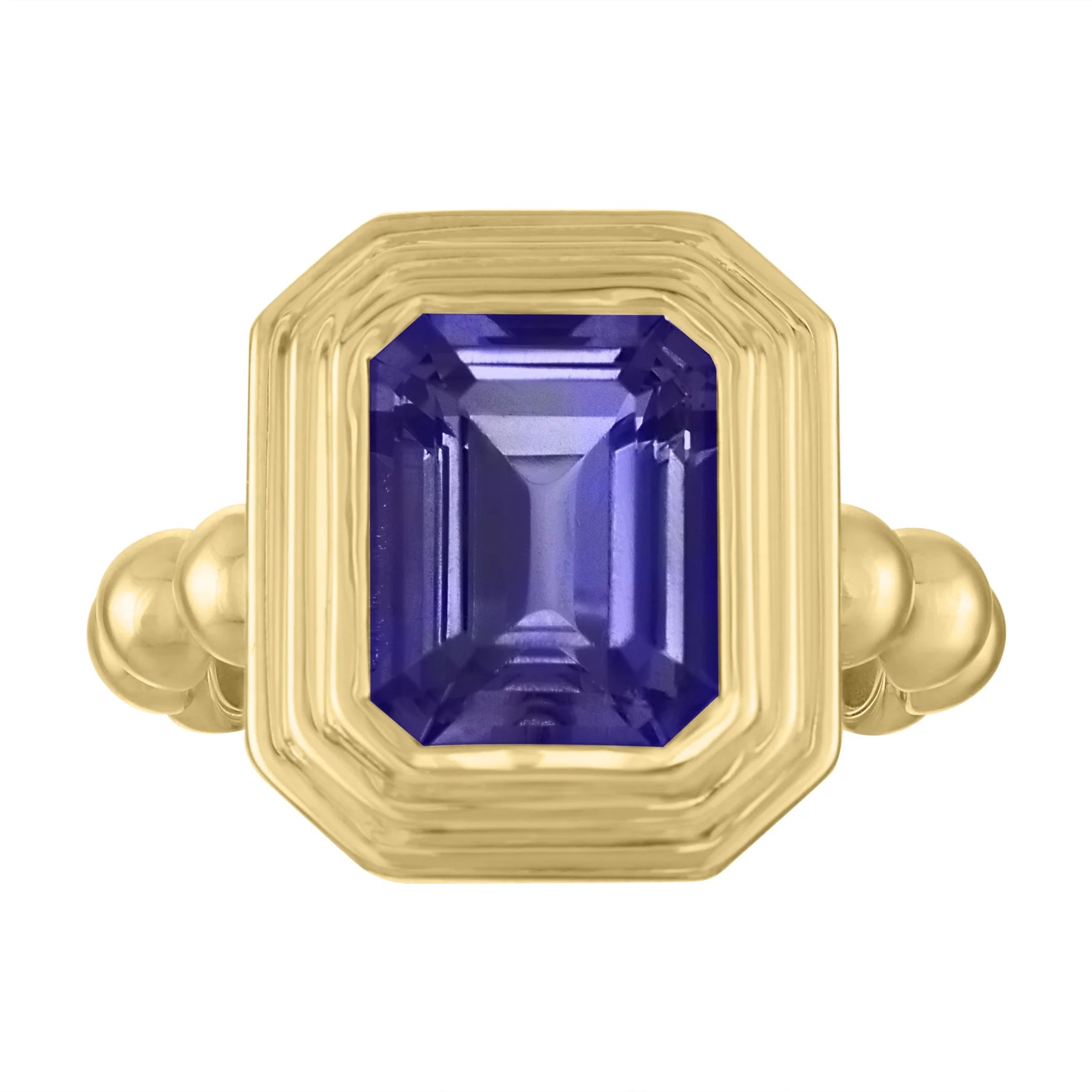 MAC Double Bezel Set Statement Ring