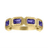 MAC East West Half Bezel Set Eternity Band Ring