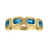 MAC East West Half Bezel Set Eternity Band Ring