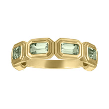 MAC East West Half Bezel Set Eternity Band Ring