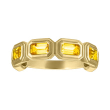 MAC East West Half Bezel Set Eternity Band Ring