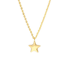 Children's Mini Puffy Star Pendant Necklace