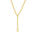 Oval Link Chain with Push Lock & Enhancer