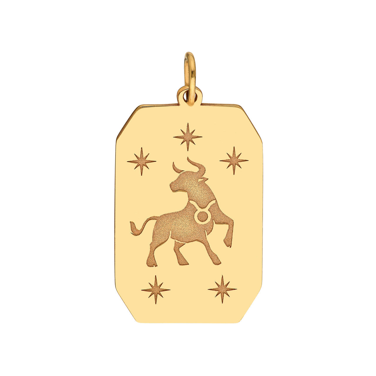 Astrological Zodiac Tablet Charm Pendant