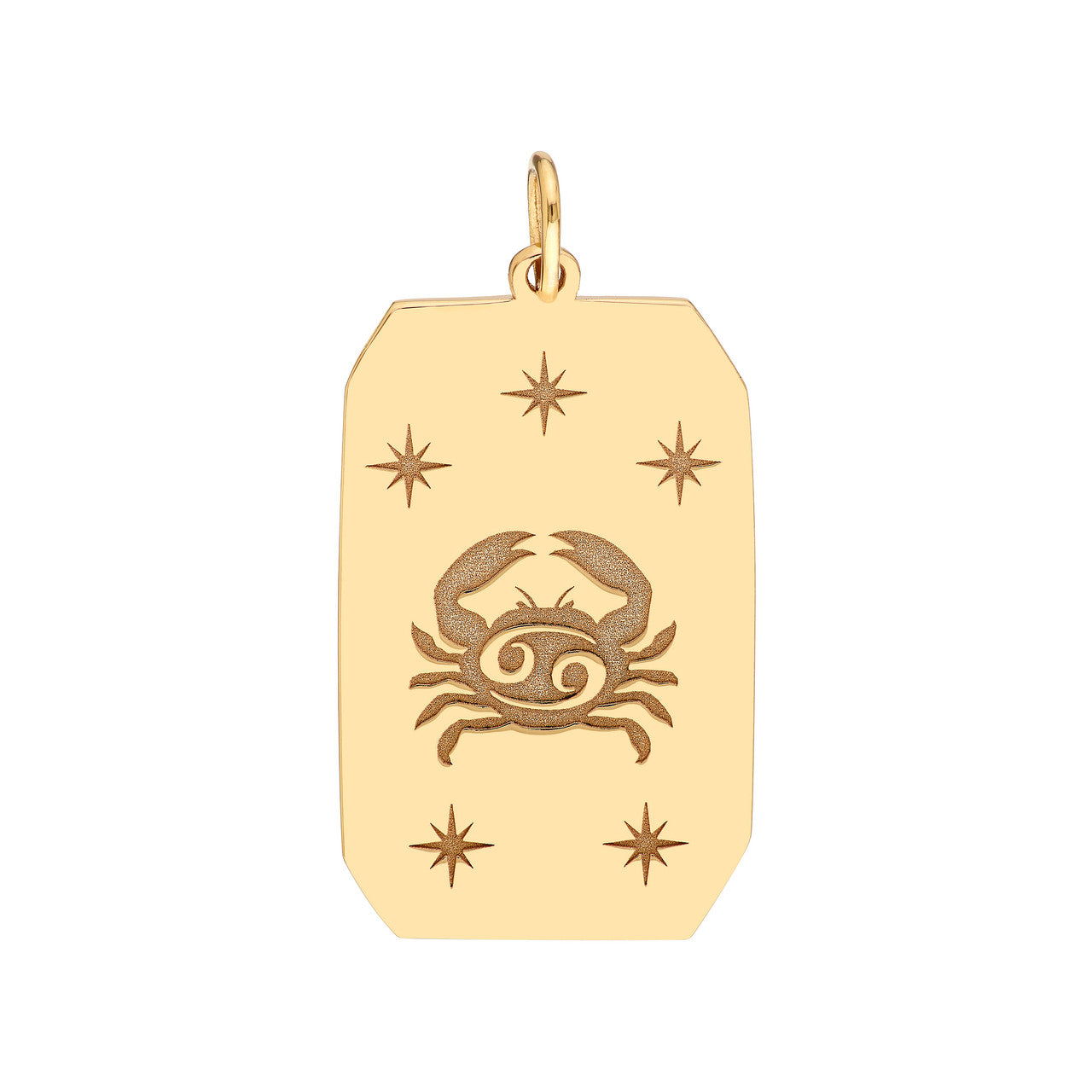 Astrological Zodiac Tablet Charm Pendant