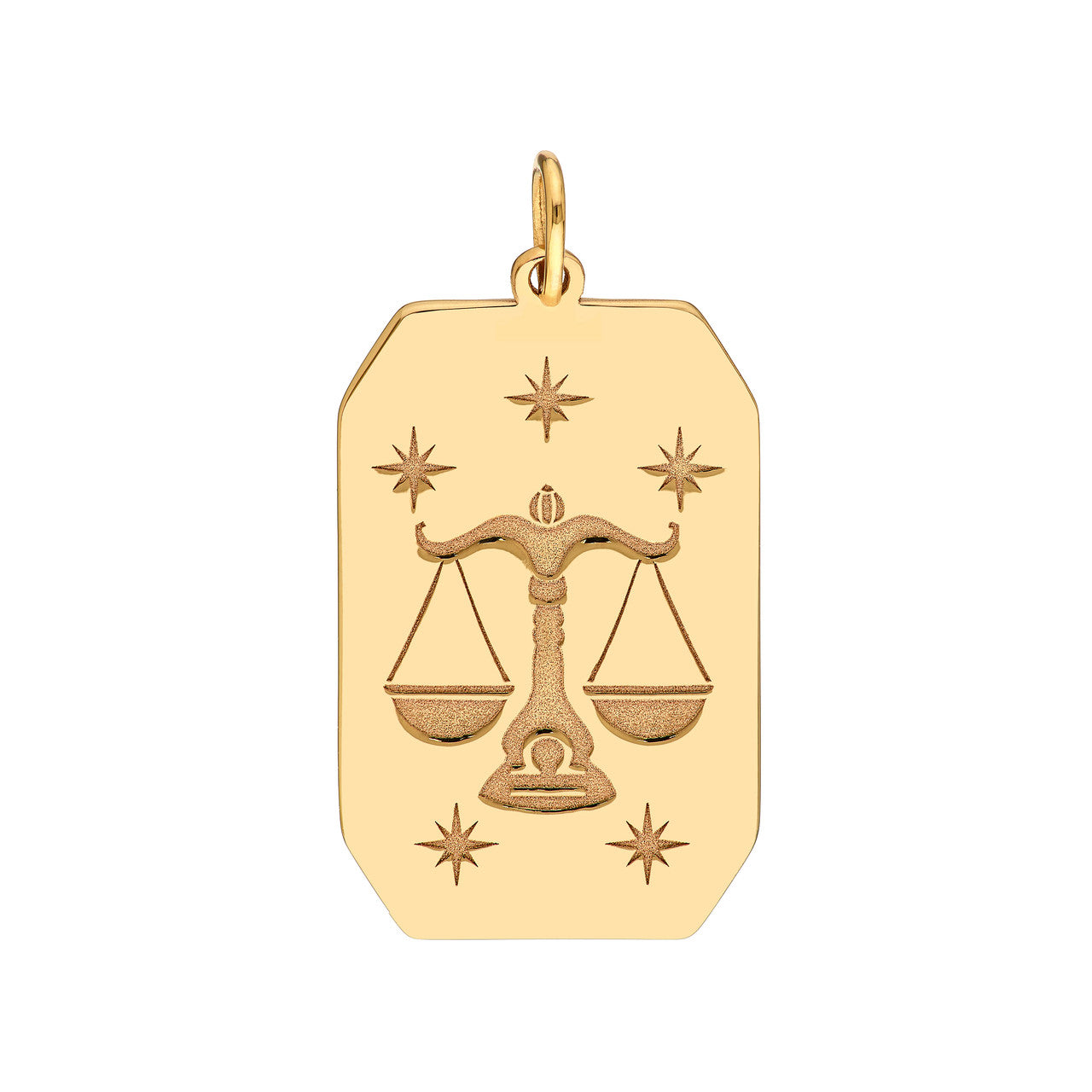 Astrological Zodiac Tablet Charm Pendant