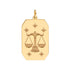 Astrological Zodiac Tablet Charm Pendant