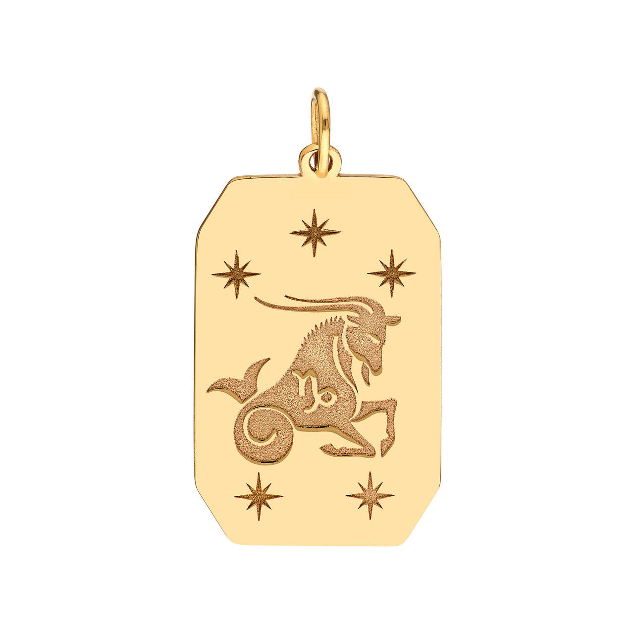 Astrological Zodiac Tablet Charm Pendant