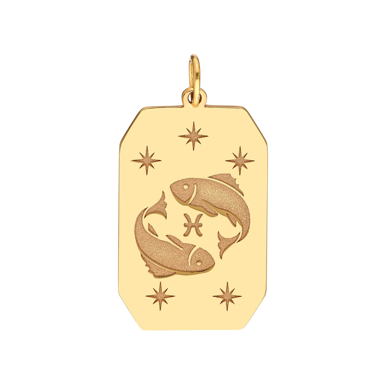 Astrological Zodiac Tablet Charm Pendant