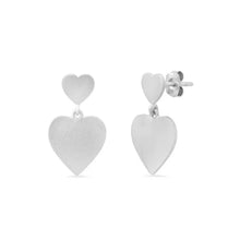 MS x SRJ Small Double Heart Earrings