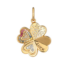 Make A Wish Four Leaf Clover Pendant